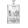 Dawapara The Major Arcana Tarot Cards Vintage Amulet Pendant for Necklaces Accessories Wholesale Stainless Steel