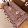 1pc Bohemian Throw Blanket Striped Geometric Pattern All-Season Multi-Use for Sofa Bed Car Travel, Soft Cozy Decorative Accent