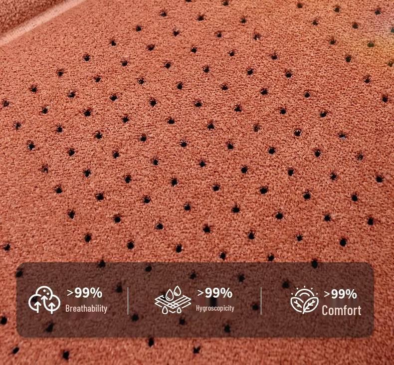 Universal Breathable Lambskin Suede Car Seat Cushion for All Seasons