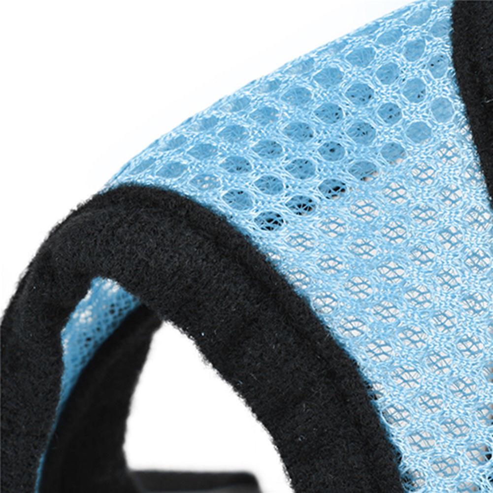 Dog Harness Adjustable Soft Breathable Dog Harness and Leash Set Nylon Mesh Vest Harness for Dogs Puppy Dogs Collar Chest Strap