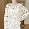 Women's Cashmere Sweater Qinghe Cashmere 30% Cashmere 70% Wool Autumn and Winter Cashmere Pullover Hand-woven Soft and Warm
