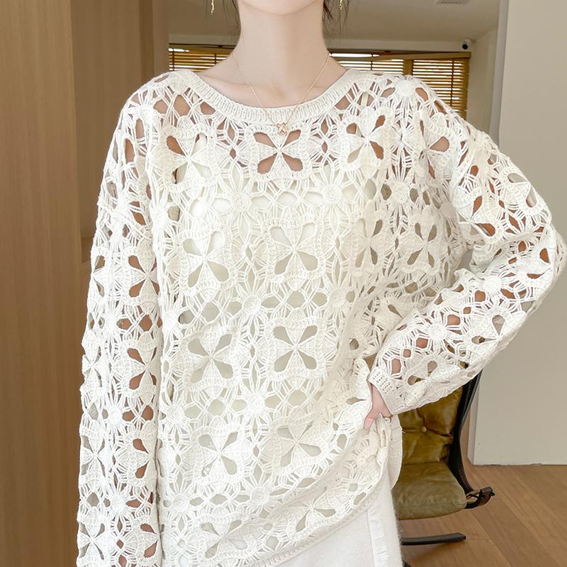 Women's Cashmere Sweater Qinghe Cashmere 30% Cashmere 70% Wool Autumn and Winter Cashmere Pullover Hand-woven Soft and Warm
