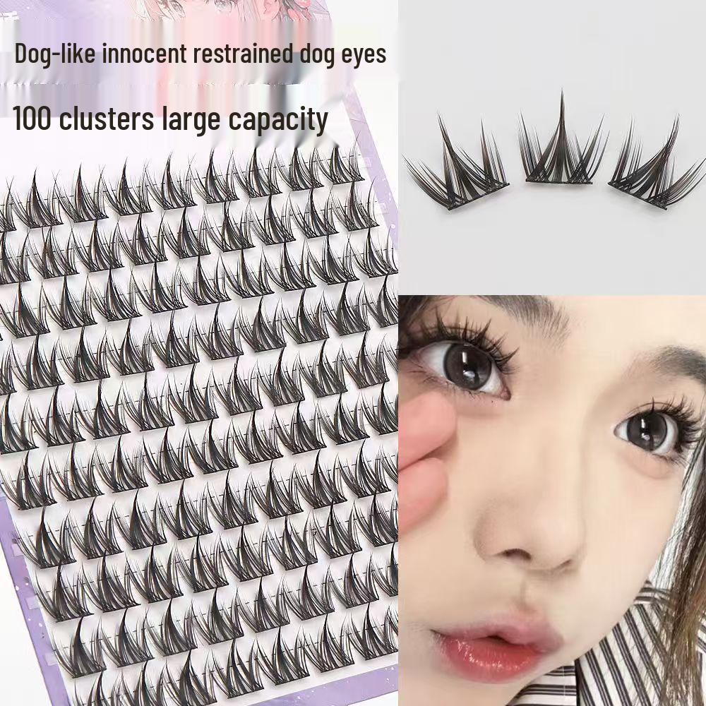 Beginner-Friendly Dog-Style Thick False Eyelashes for Natural, Effortless Look