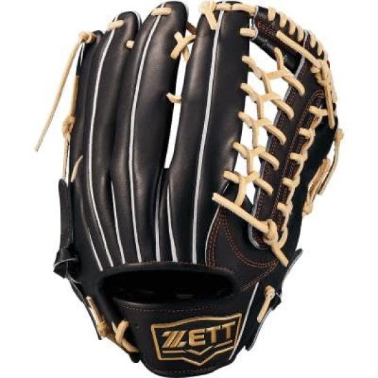 ZETT Neo Status Baseball B Size BRGB31527N Outfielder's Glove, Black/Pastel (1932), 9,
