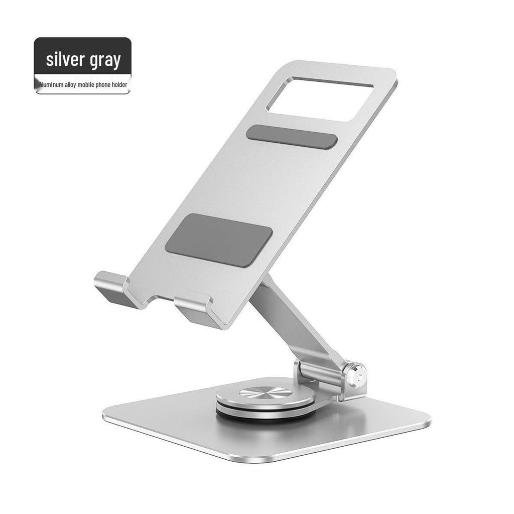 Rotating Desktop Tablet & Phone Stand: Multifunctional, Foldable, Portable Holder