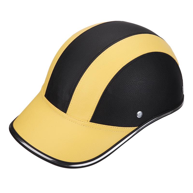 Unisex Retro Duckbill Electric Vehicle Summer Helmet | Sun-Protective, Lightweight Half Cap for Mopeds