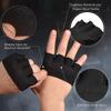 Guantes de Fitness, guantes antideslizantes de medio dedo con barra, guantes universales para levantamiento de pesas para hombres y mujeres, guantes deportivos anticallos con cuatro dedos
