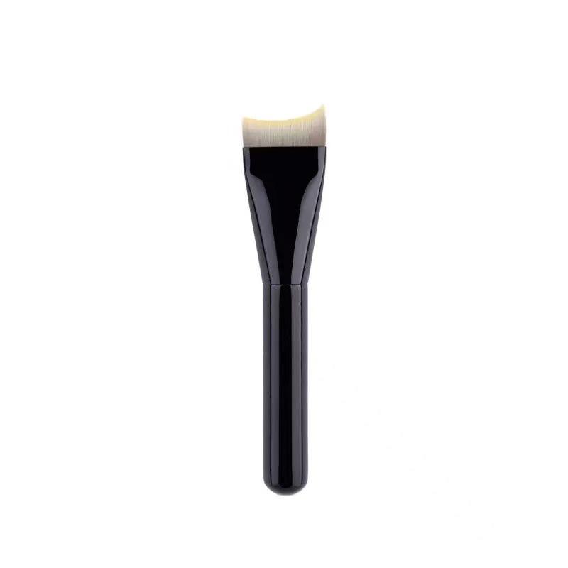 Crescent Flat-Head Foundation Brush - Seamless, Non-Absorbing Makeup Tool