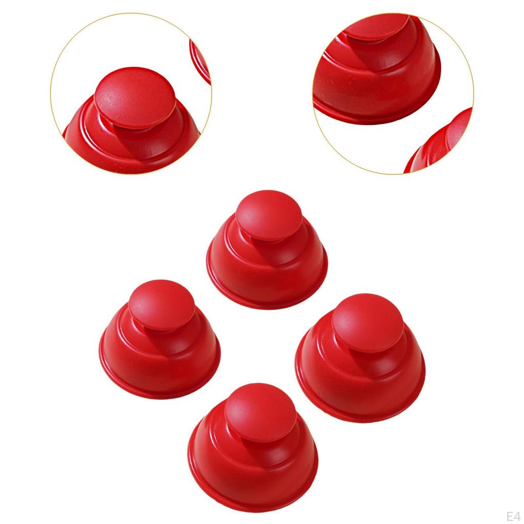 4 Pack Silicone Cupping Cups, Vacuum Cupping, Back Massage, Studio &amp; Home Use, Body Massage