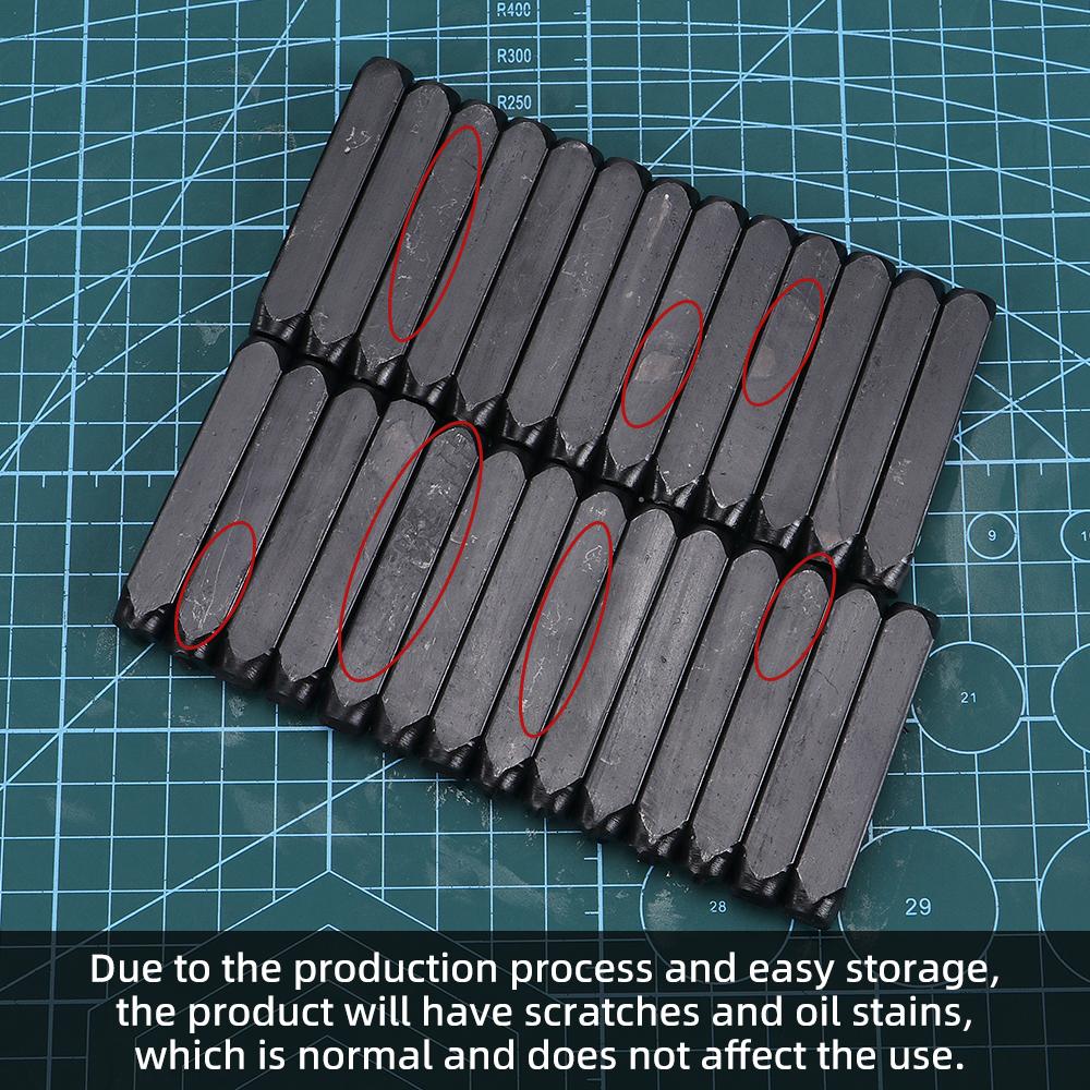 36pcs/set Leather Punching Stamp Set, A-Z, 0-9, Letters & Numbers Steel Stamper, DIY Leather Crafting, Sculpture, Engraving Tool