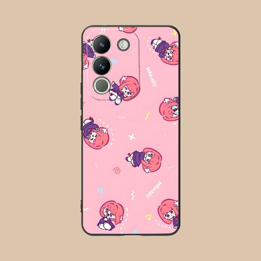 Anime Hakari Hanazono Matte TPU Mobile Phone Case for VIVO V60 V50 V40 V30 V29 V27 V25 V23 Pro Lite 5G Colorful Printing Cover