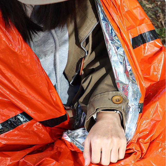 Sac de Couchage d'Extérieur Portable - Thermique, Idéal pour la Randonnée et le Camping en Été