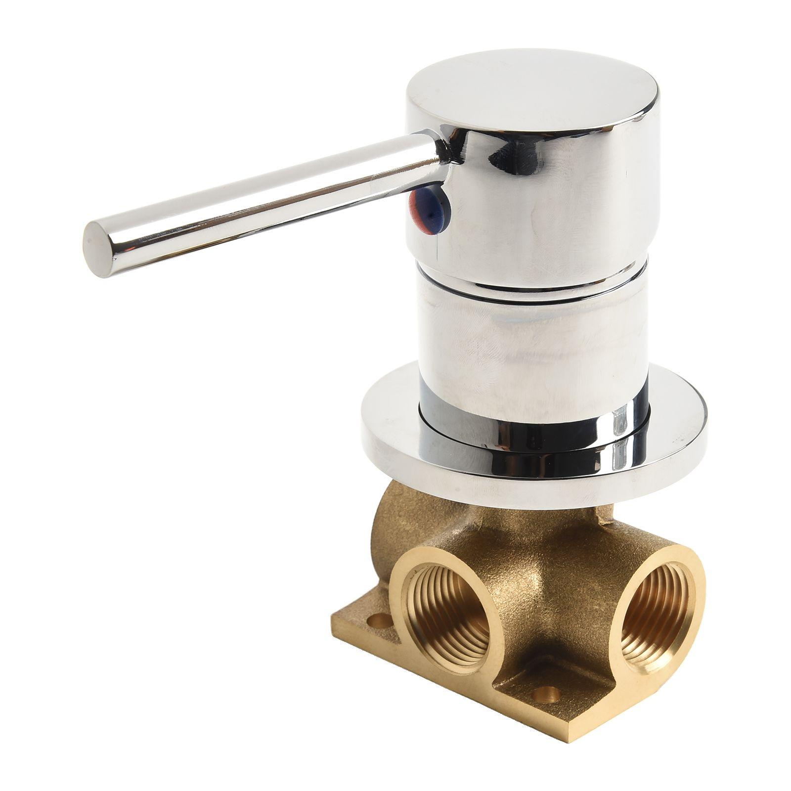 

Bathroom Renovation Wall Mounted Mixer Valve Concealed Water Control Temperature Control Water Flow Control Brass Construction