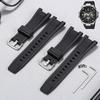 For Casio G-Shock GST-W120L S130L S310 B100 GST-W100G Men Rubber Wristband Bracelet GST Series 26mmX14mm Silicone Watch Strap