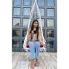 Swing for Adults/Jhula for Adults/Swing for Living Room/Swing for Balcony/Swing for Home/Large Cotton D Shape