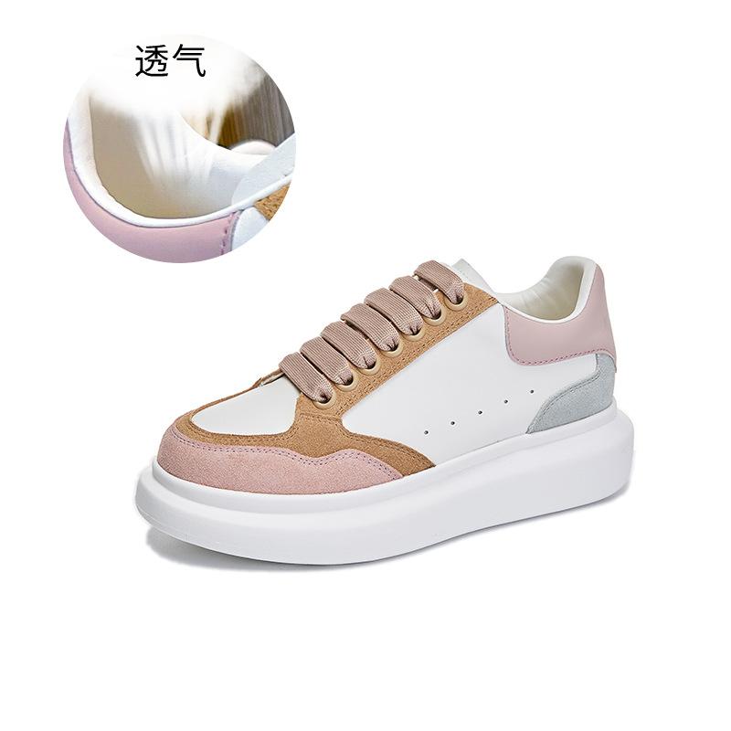 

Foam sole leather little white shoes women s 2025 spring new thick-soled Maillard board shoes casual fashion versatile women s shoes 40