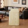 Wood Grain Trash Bin Vintage Creative Bedroom Kitchen New Chinese Style Hotel Large Bathroom Wastebasket