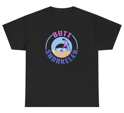 Butt Snorkeler T Shirt Funny Inappropriate Eating Ass Adult Humor Joke Gen Z Tee