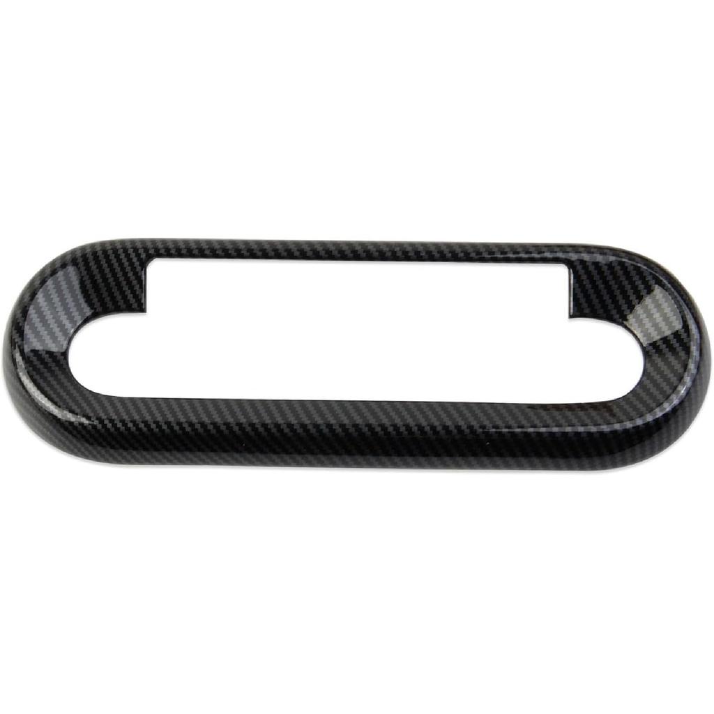 Crosselec Carbon Fiber Style Center Console Air Conditioner Switch Knob Panel Cover Trim Accessories for 2025 Mini