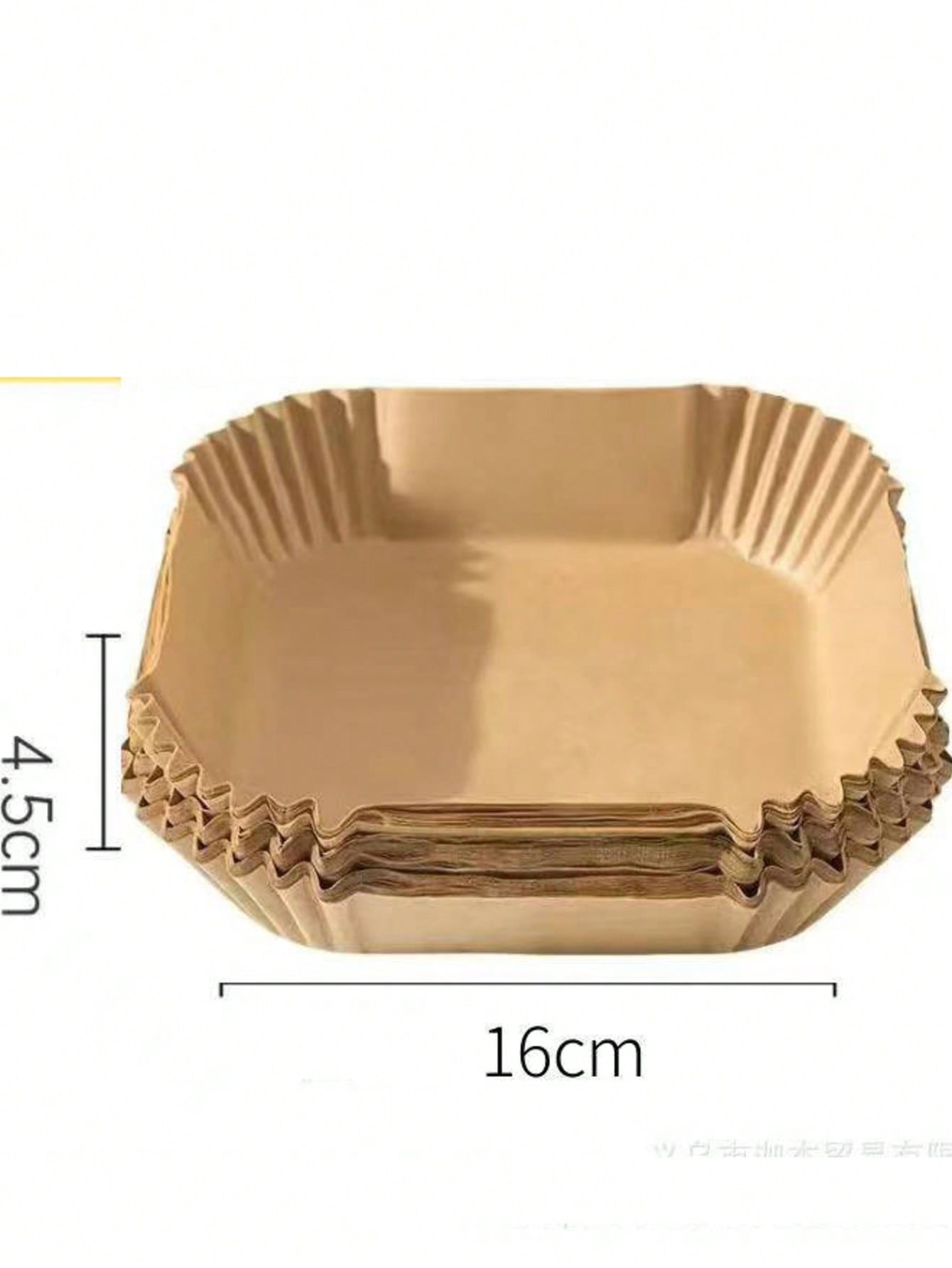

100 листов бумаги для аэрофритюрницы, одноразовая бумажная подкладка для аэрофритюрницы, маслостойкая и водонепроницаемая бумага для аэрофритюрницы, подкладка для корзины/чаши, 6 дюймов Square One Size-30PCS