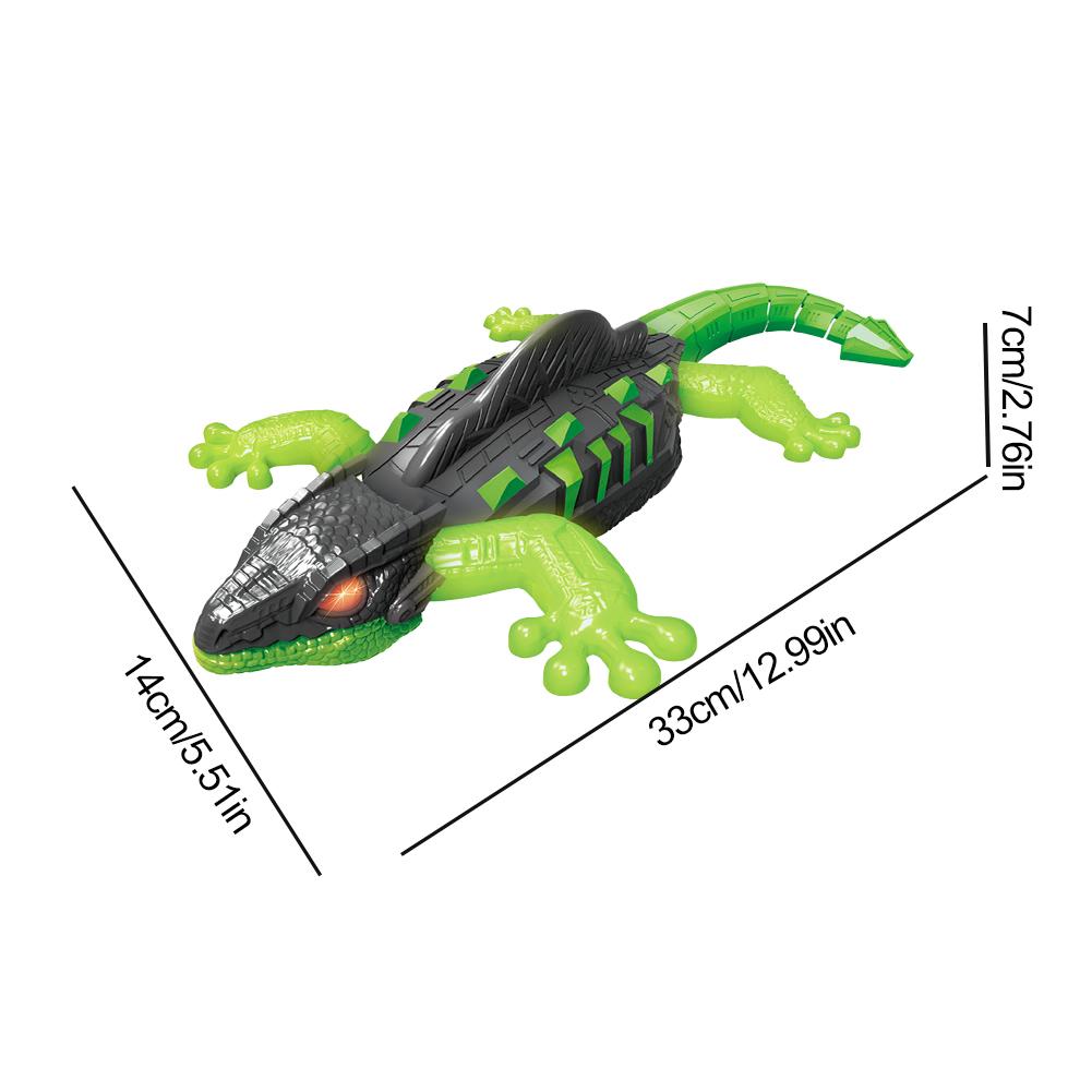 Wall Climbing Remote Control Lizard Toy, Realistic Gecko Reptile Car That Climbs Walls, Flexible Remote Control Animal Toy