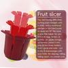 Fruit Cutting Cup Strawberry Banana Grape Slicer Egg Cutter Large Capacity Kitchen Gadget for Salads Cakes Platters