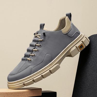 Męskie buty codzienne ze skóry naturalnej Styl vintage Męskie sneakersy Modne buty do jazdy, chodzenia, tenisa dla mężczyzn Wygodne obuwie trekkingowe