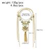 Vintage Long Tassel Women Necklace Bohemian Ethnic Bell Pendant Statement Chains Choker Gypsy Female Accessories