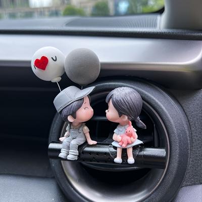 Auto Parts Car Interior Accessories Lovers Car Decoration Creative Car Air Outlet Decoration Cartoon Couple Car Perfume Car Fragrance Ointment