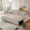 Sofás-cama em L, um sofá espaçoso e um espaço de arrumação são adequados para um sofá modular e uma poltrona na sua sala de estar.