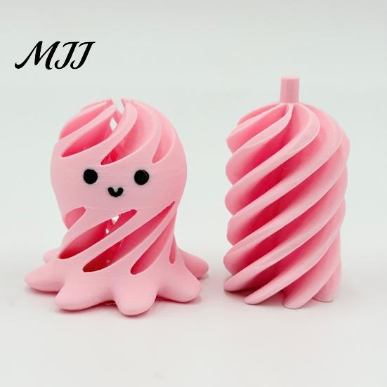 Unique Gifts for Students 3D Printed Spiral Cone Toy, with Animal/Pumpkin/Ghost/ Hat Pattern Design, Stress Creative Halloween Photo Props Relief
