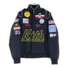 KITH Kiss Racing Jacke Logo Stickerei Aufnäher Knopfleiste Schwarz Gebraucht ad866d02cf Unisex T-Shirt