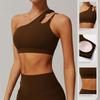A- l-o Same Oblique One-Shoulder Beauty Back Yoga Bra Nude Feel Sports Intimates Asymmetrical Shoulder Strap Fitness Vest