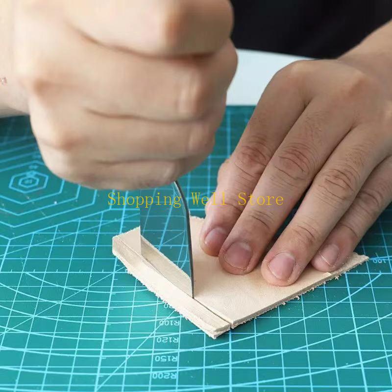 KX4B 69 Pcs Premium Leather Crafts Tools Professional Leather Stitching Trimming Tool