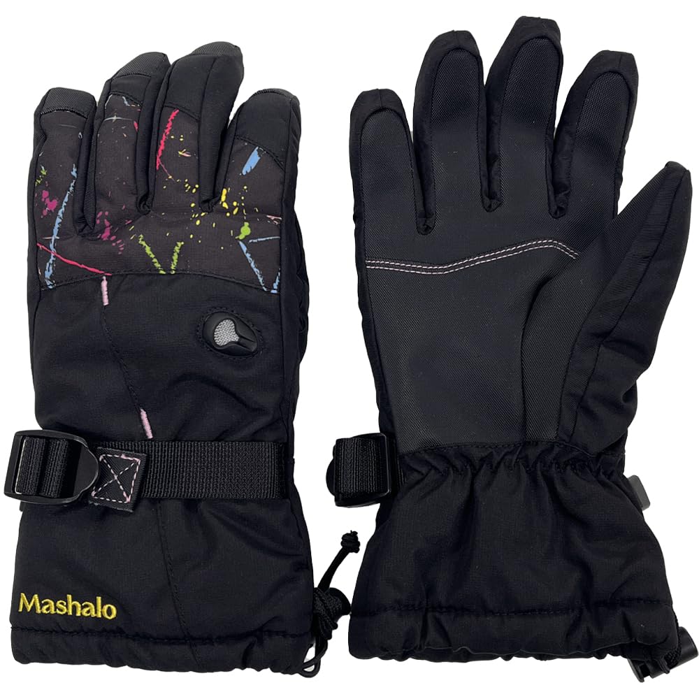 Снежные перчатки MASHALO MSG-825 BK/MIX Женские S