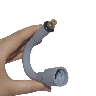 Free Adjustment Extension Rod Metal Nozzle Watering Can Spray Can Nozzle Car Wash Can Nozzle ABS Plastic White1 Pcs