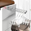 6-hole Folding Clothes Rack Wall Mounted Clothes Drying Rack Portable Laundry Rack Hook  Travel
