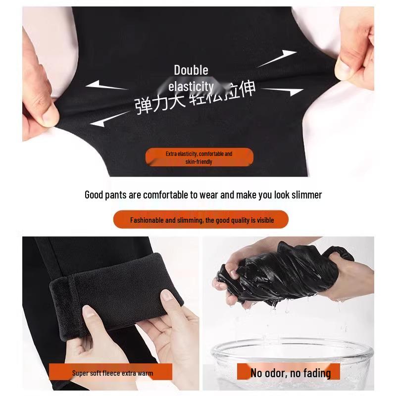 Autumn 2025 Women's High-Waisted Slimming Straight-Leg Black Jeans