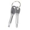 Mini Keychain Screwdriver Set: Portable Flathead & Phillips with Keyring for EDC
