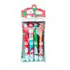 Festive Santa Claus Multi-color Ballpoint Pen for Highlighting and Marking