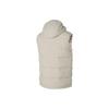 Adidas Down Vests Men's Gray Hooded Moderate HY3935