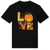 Love Pumpkin Halloween T Shirt Night Party Spooky Nightmare Vintage Fashion Stretched Soft Versatile Graphic Stylish