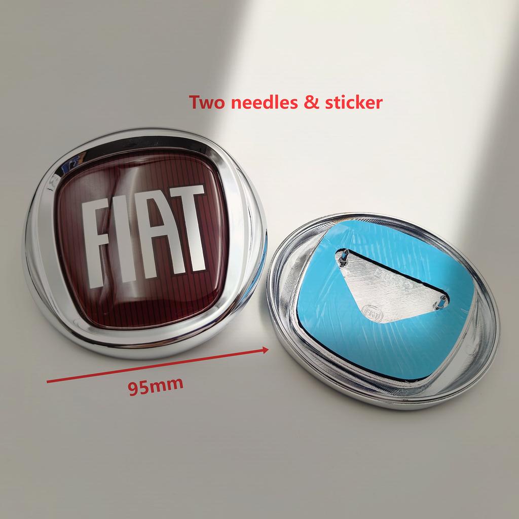 1 buc 95mm 100mm 9.5cm 10cm logo Fiat Emblema Insignă Față Spate pentru 500 Panda Punto Grande Punto Doblo Ducato Bravo Tipo 595 600