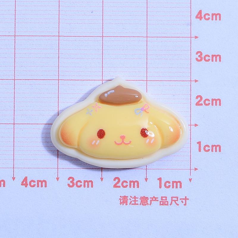 10 Pcs New Kawaii Cartoon Kitten, Puppy, Rabbit Resin Flat Back Scrapbook Figurine Diy Bow Decor Accessories Crafts A14