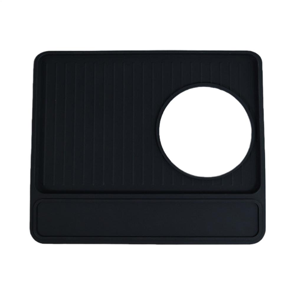 Coffee Tamping Mat Anti-Slip Silicone Waterproof Cover Prevent Scratch Coffee Tamper Mat For Bar Home Office Countertop Party