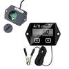 Kebidumei Digital Engine Tach Hour Meter Tachometer Gauge Engine RPM For Motorcycle Motor Stroke Engine Boat Car RPM