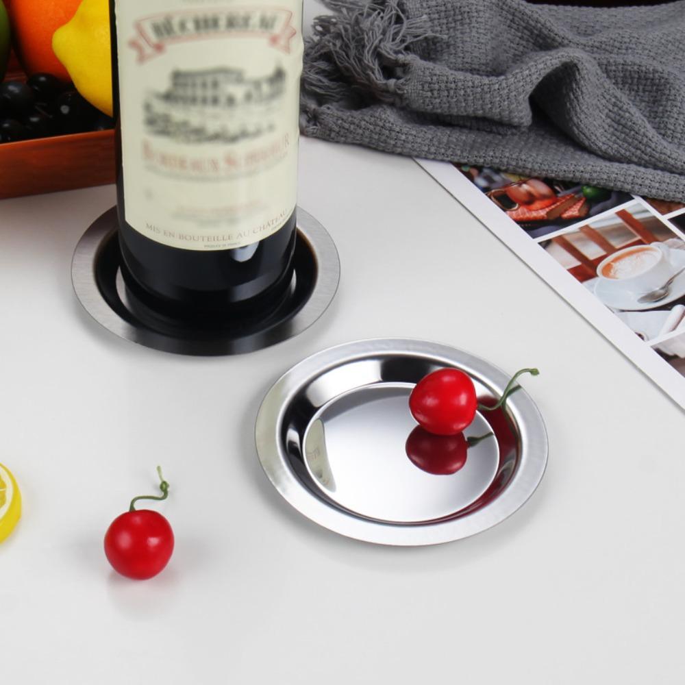 

3 шт. многоцелевая подушка для чашки чая из нержавеющей стали для дома изоляционный коврик подставки для вина отель 3Pcs