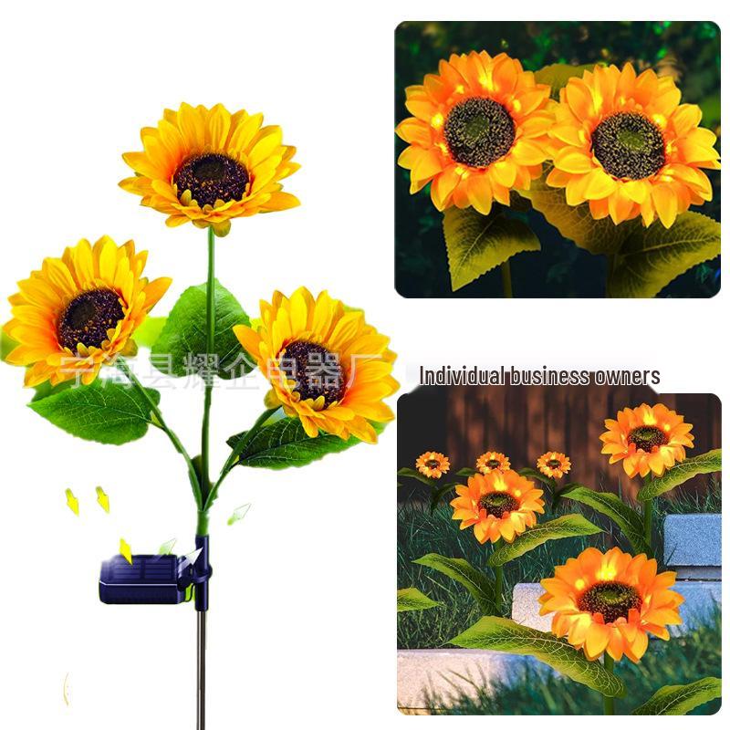 

Солнечные светодиодные газонные светильники «Одуванчик» и «Подсолнух» – Водонепроницаемые декоративные ландшафтные светильники для сада Single pack in OPP bag