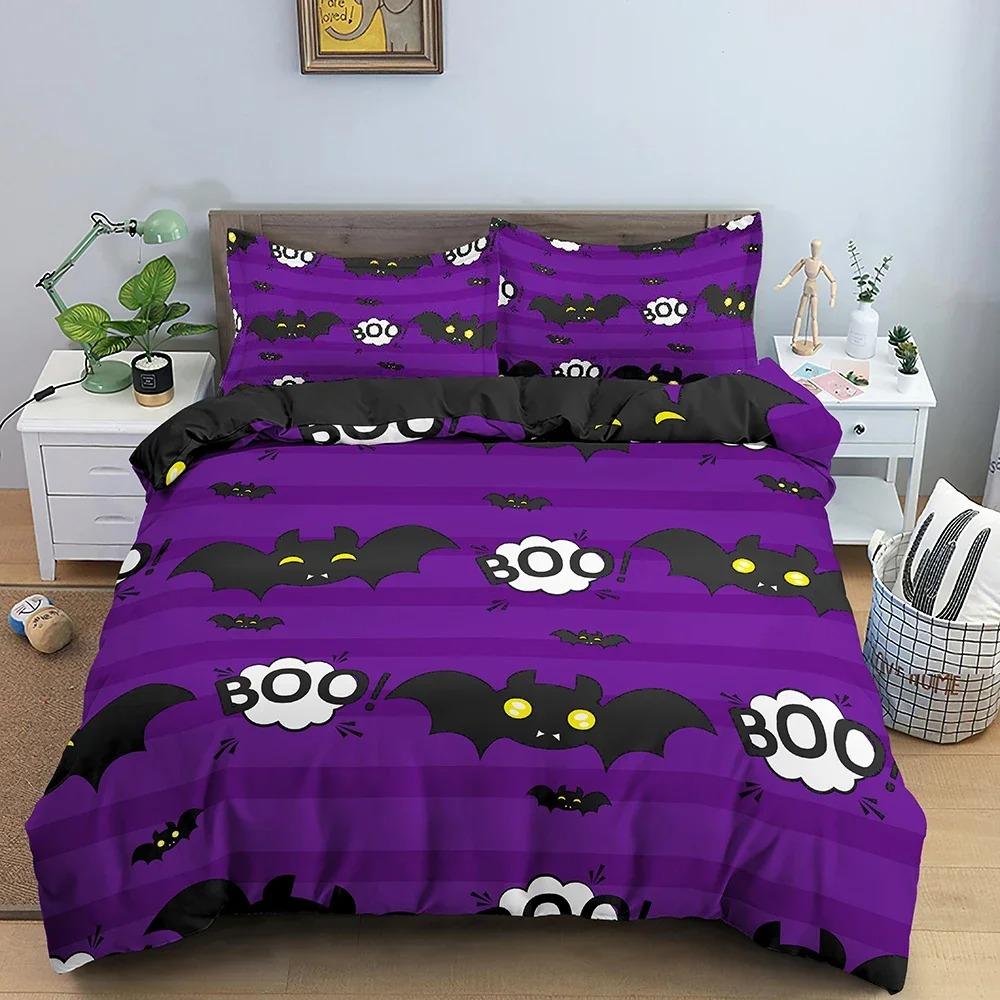 3D Print Bedding Set Halloween Pattern Duvet Cover Comforter Covers Single Twin King Size Quilt Cover With Pillowcase