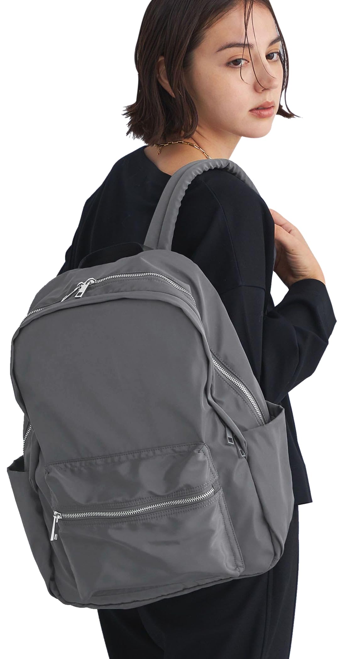 Рюкзак United Arrows Green Label Relaxing с двойной молнией - Водоотталкивающий - 36321992232 1500 MD.GRAY(15) СВОБОДНО